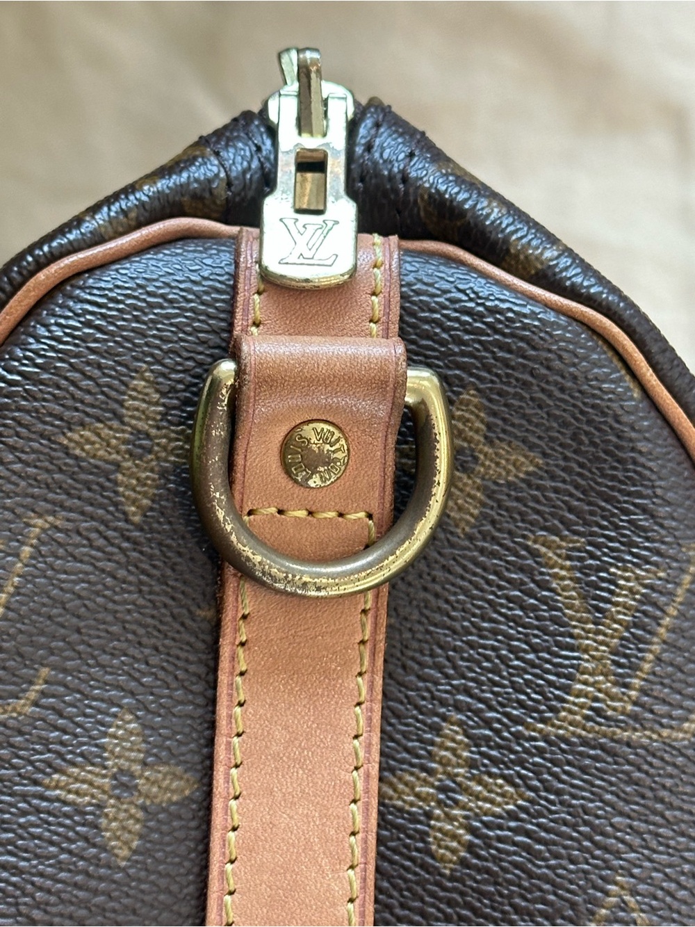 Louis Vuitton Brown Monogram Speedy Bandouliere 25 - Picture 4 of 16